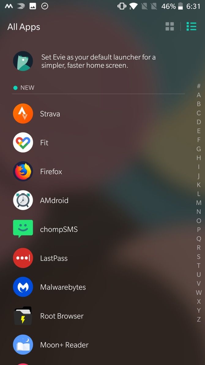 Evie Fast Launcher Universal Search Android 3