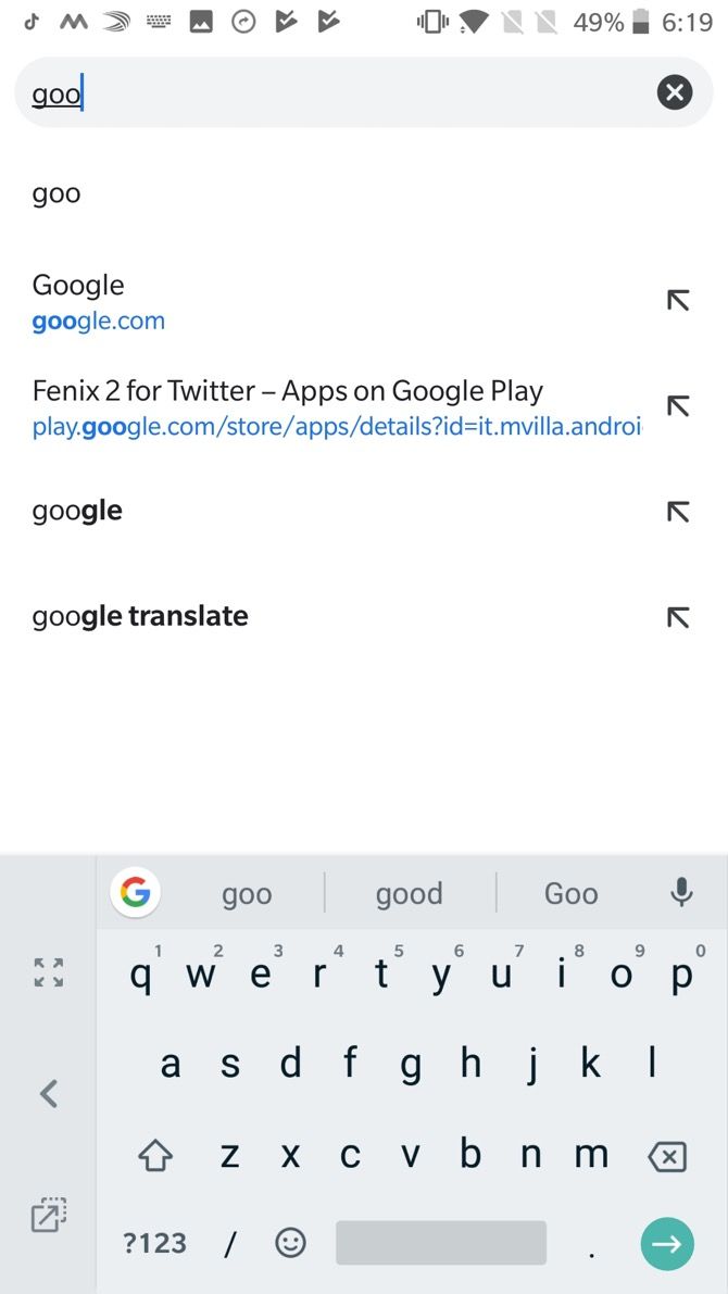Gboard Google Search GIF Keboard App Android 1
