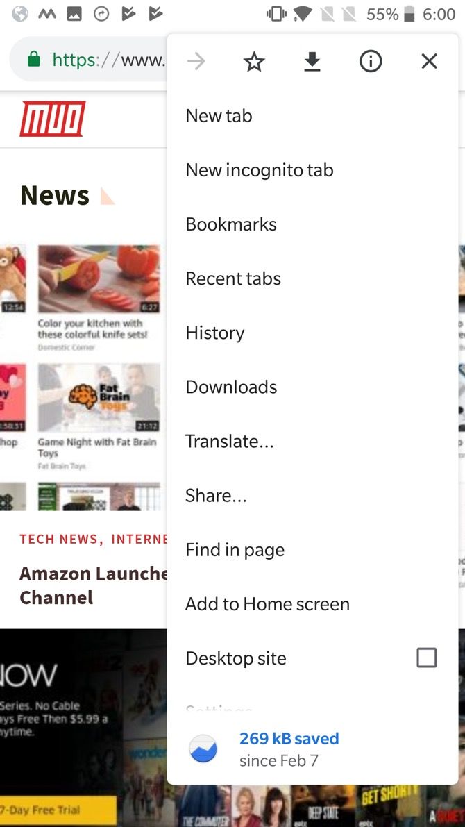 Google Chrome Browser for Android 2