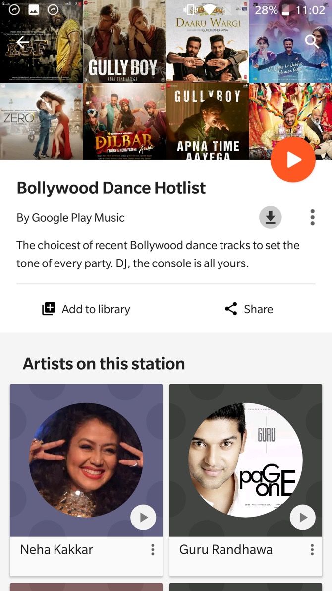 Google Play Music Streaming 3