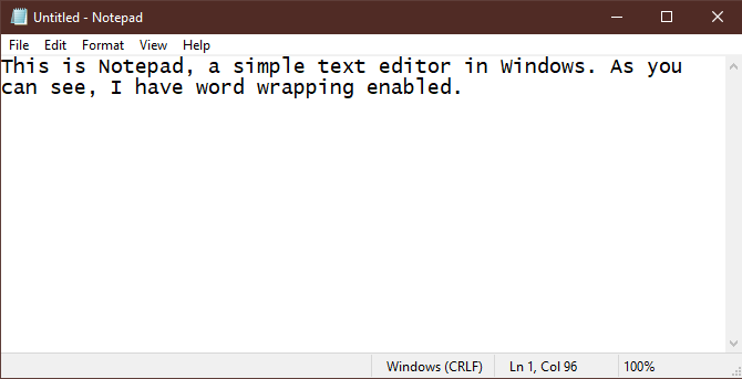 Notepad Windows