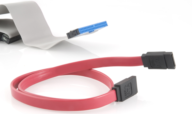 SATA and IDE connector cables