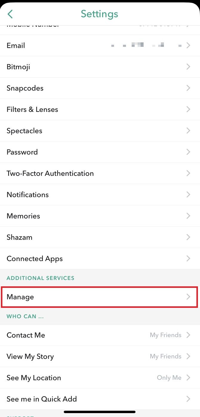 Enable Filters by clicking Manage