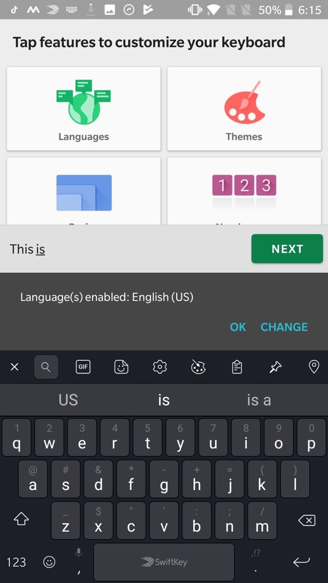 Swiftkey Gesture Based Text Prediction App Android 1