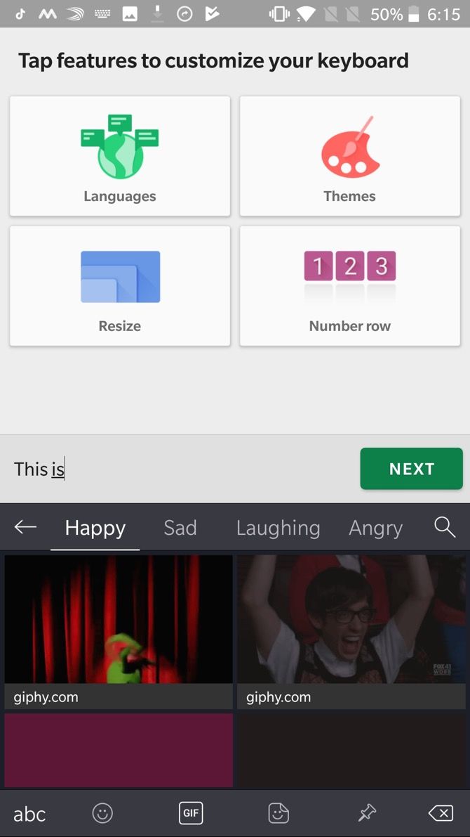 Swiftkey Gesture Based Text Prediction App Android 2