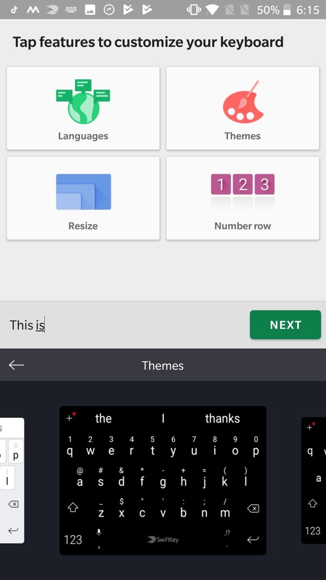 Swiftkey Gesture Based Text Prediction App Android 3