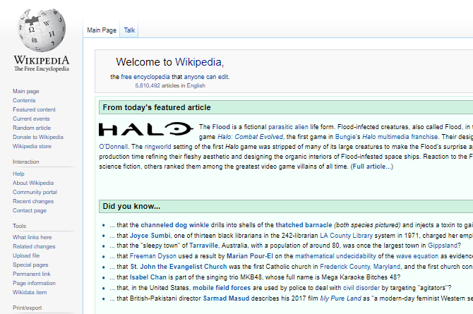 Wikipedia Zoomed Out