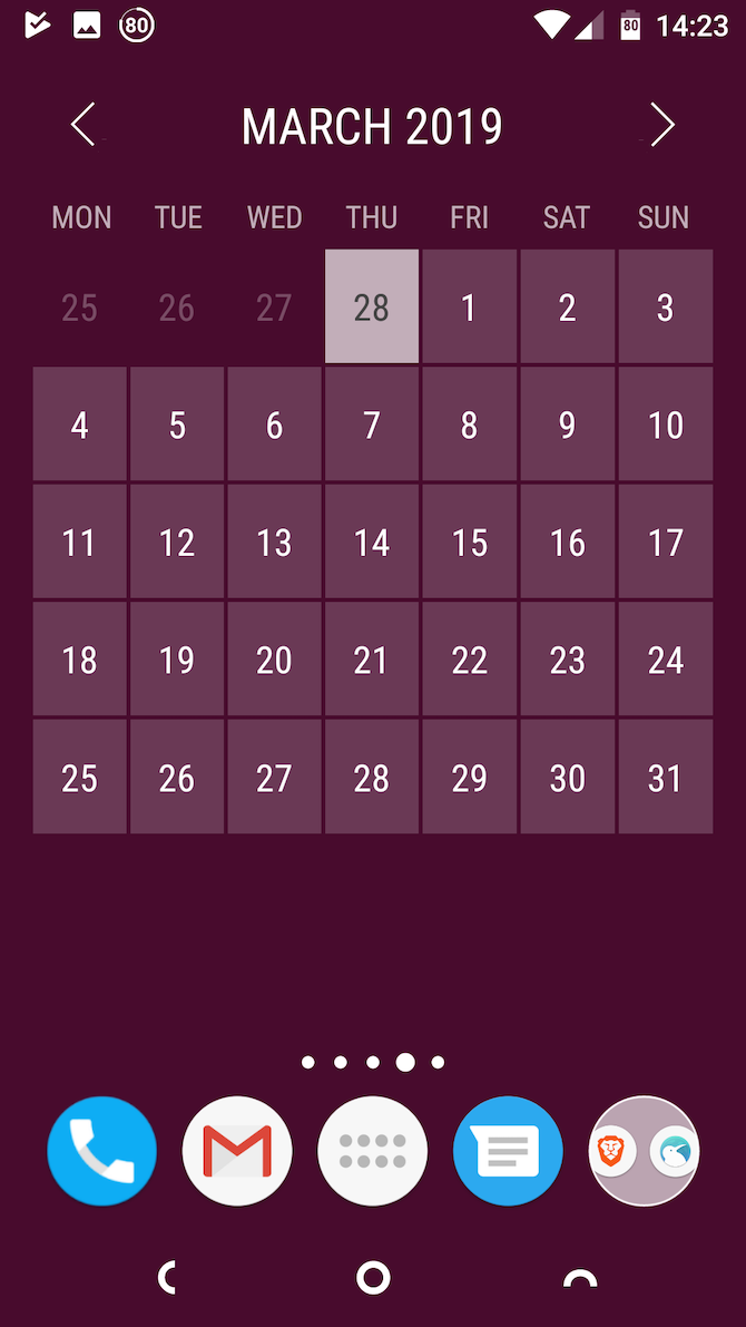 best calendar widget Android 1