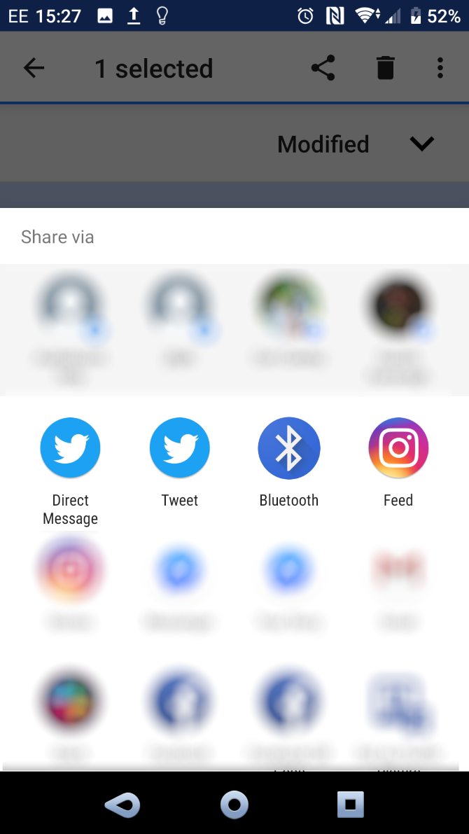 bluetoothを使用してandroidからpcにファイルを共有する