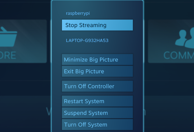 Stop Steam Link on the Raspberry Pi