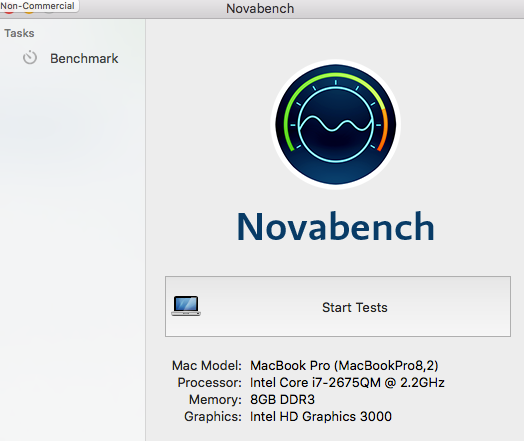 Novabench Benchmark Test Mac