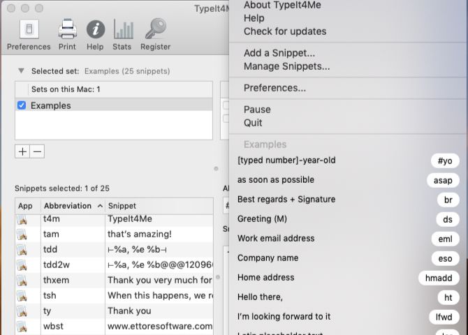 TypeIt4me text expander on Mac