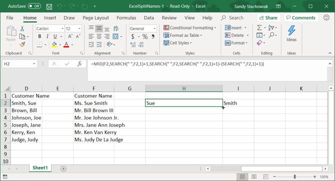 Autofill Formulas in Excel by Dragging