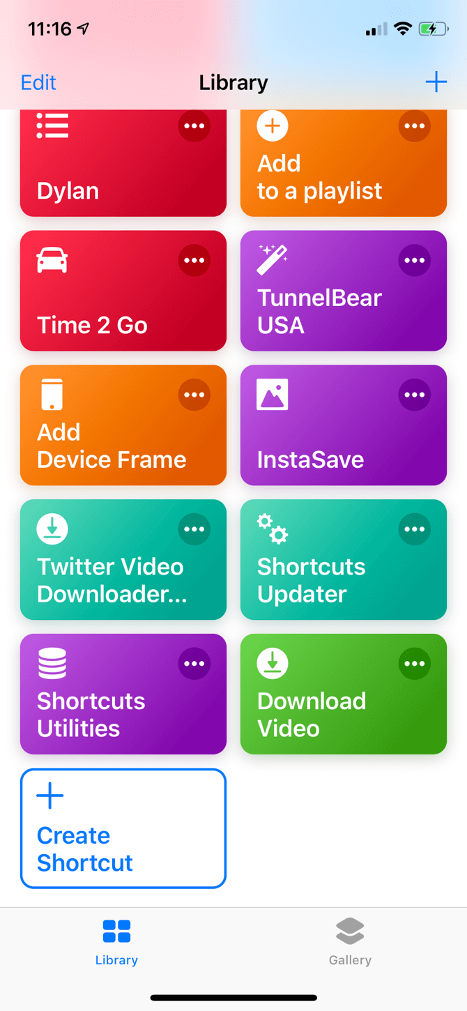 instagram video downloader shortcut