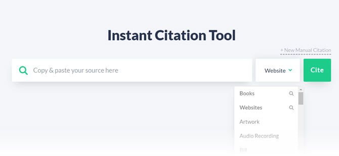 Instant Citation tool