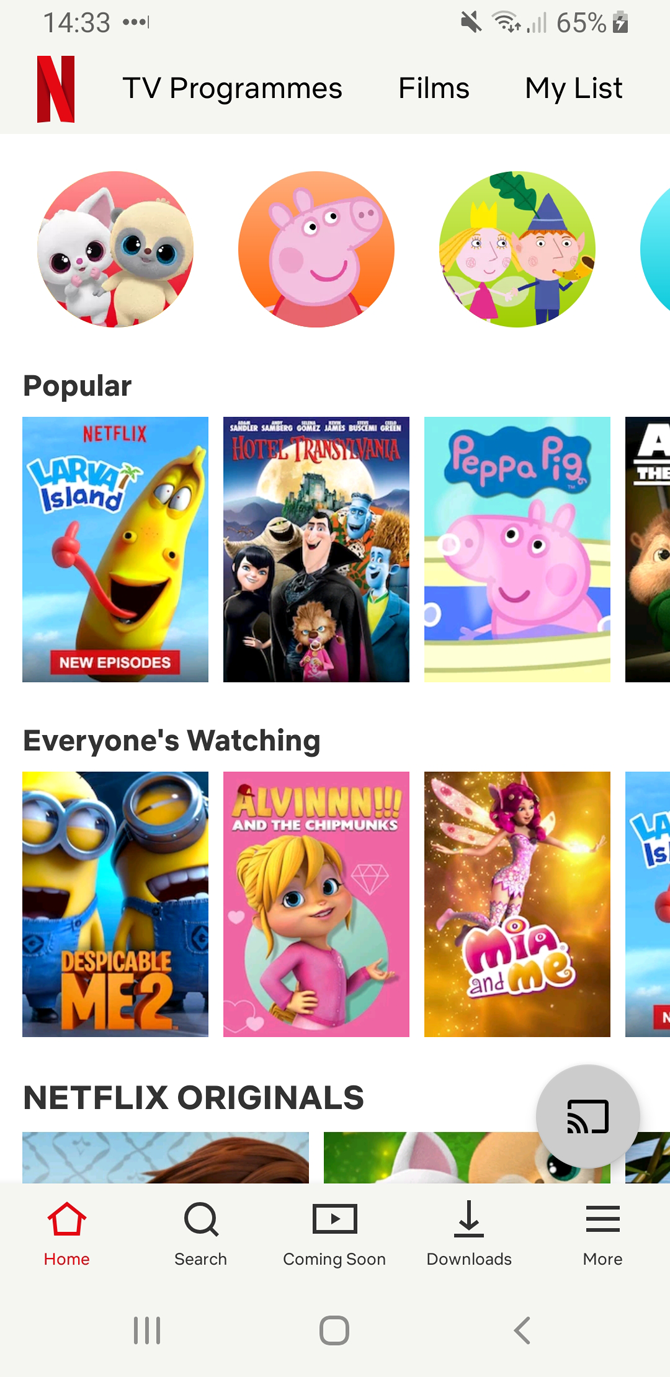 Netflix Kids Android TV Shows List