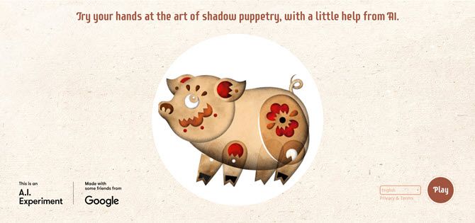 Shadow Art -- A Google Doodle Game