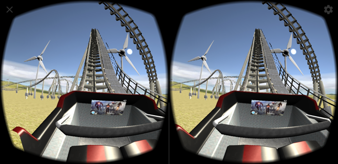 VR Thrills Android Roller Coaster Game