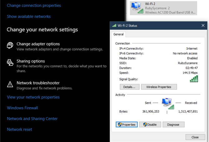 Windows 10 Open Network Settings