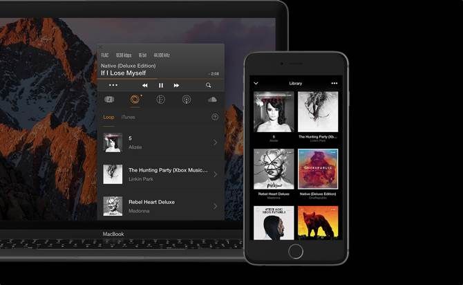 music player on mac for high def music