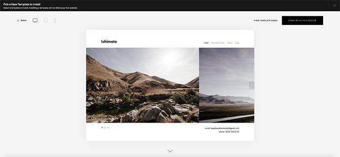 The Best Squarespace Templates Ishimoto