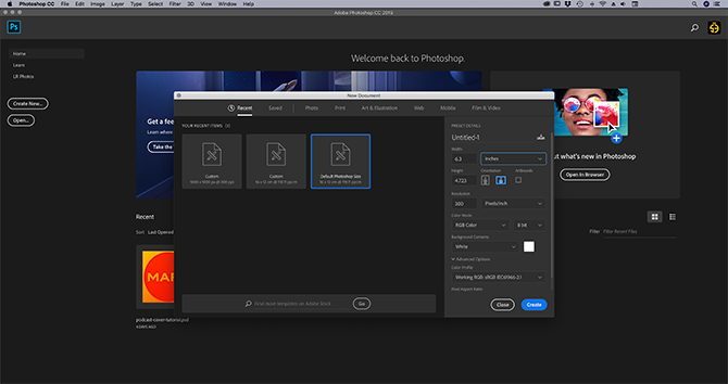Creating Custom Gradient in Photoshop Opening Screen