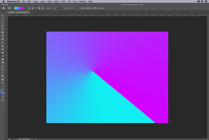 create a custom gradient using photoshop cc