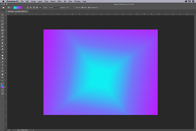 create a custom gradient using photoshop cc