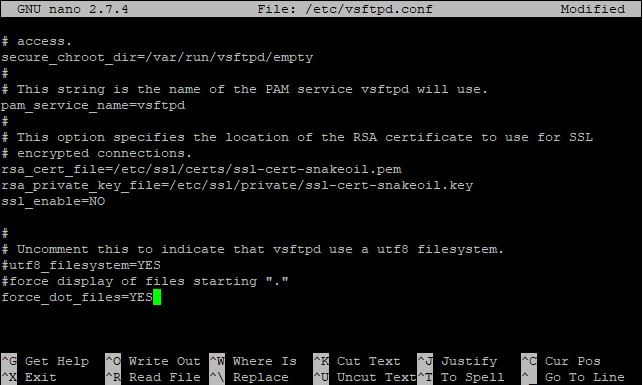 Configure vsftpd to enable FTP access to your Pi web server