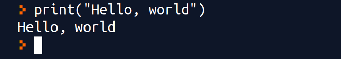 Hello World in Python