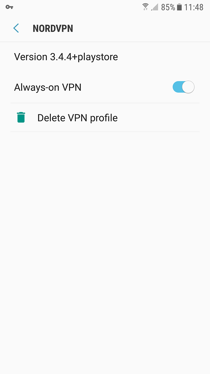 VPN kill switch Android VPN always on