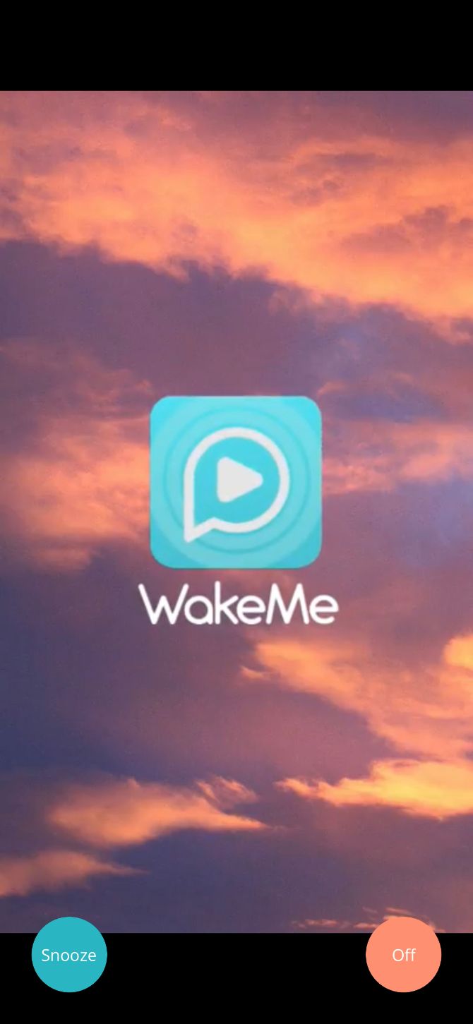 Wake Me Alarm Video