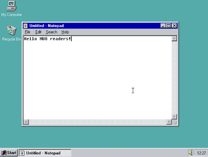 windows 95 demo