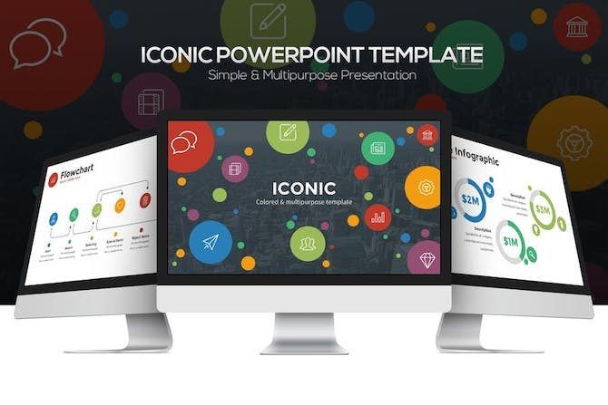 1. Iconic PowerPoint Template
