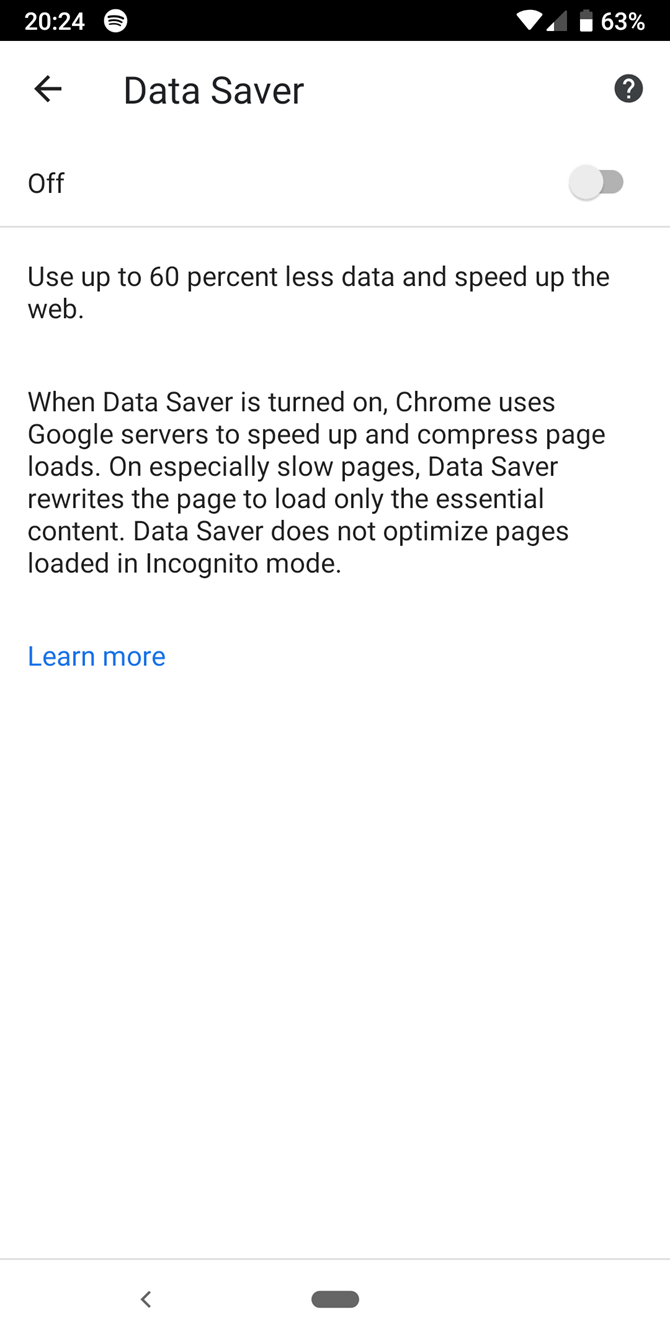 Chrome Data Saver