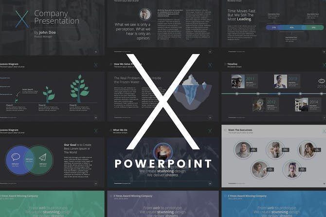 3. The X Note: PowerPoint Template