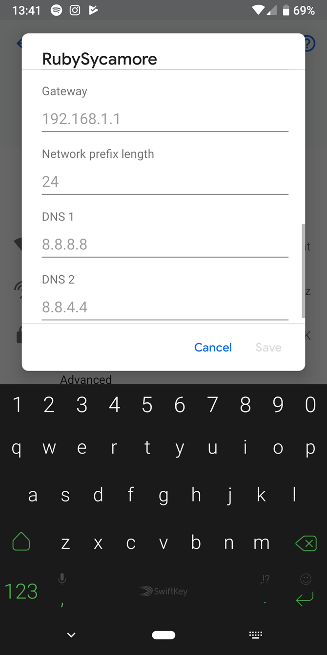 Android DNS Options