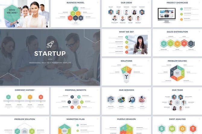 4. Startup Pitch Deck PowerPoint PPT Template