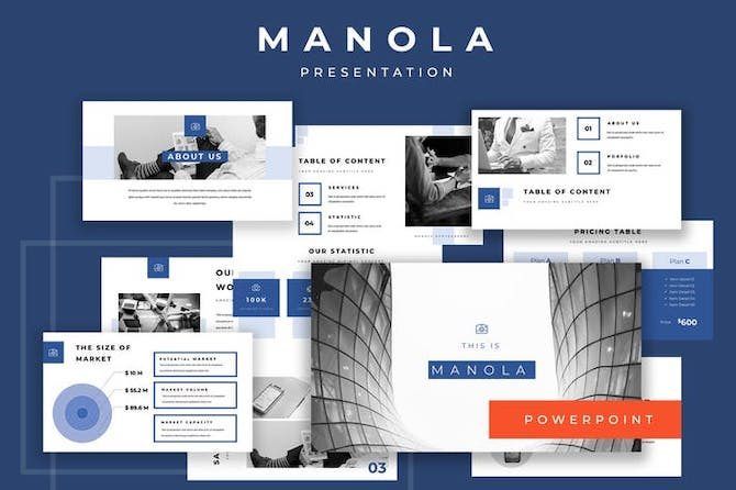 7. Manola Pitch Deck Powerpoint Presentation