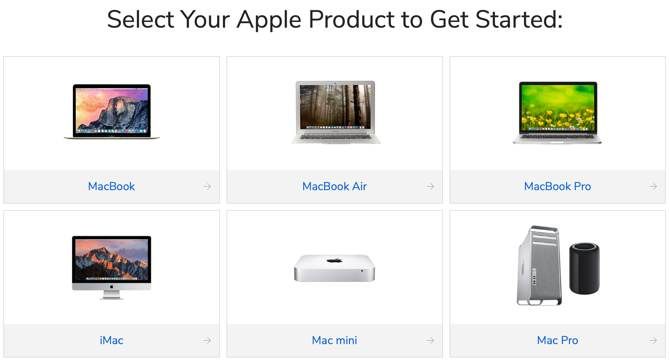 Selecting your device on Mac of All Trades