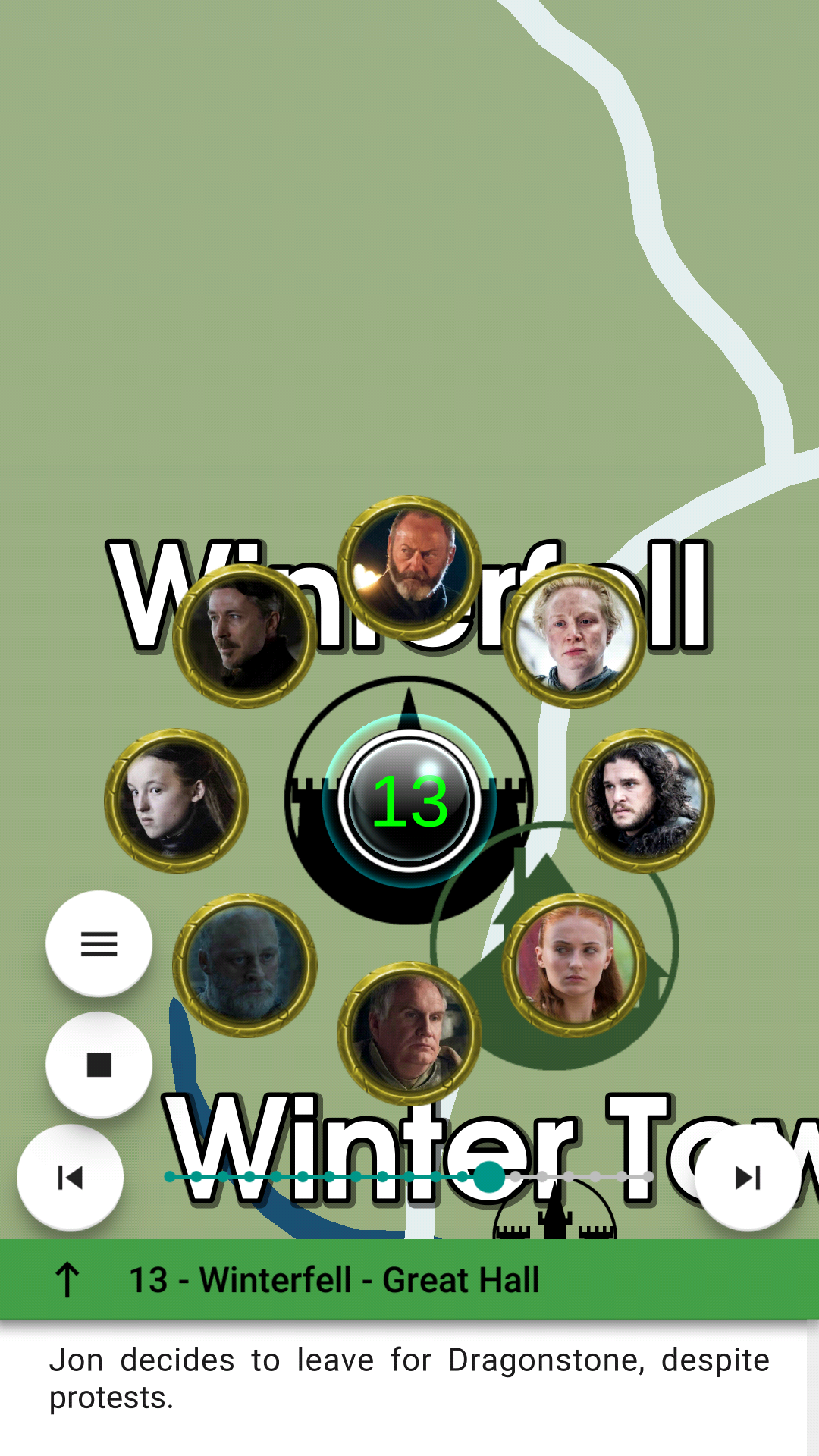 Map for Game of Thrones is the best free companion app for GoT