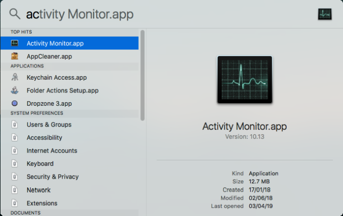 best alternative to activity monitor for mac os x 10,13