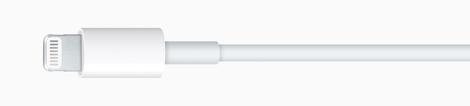 A lightning cable