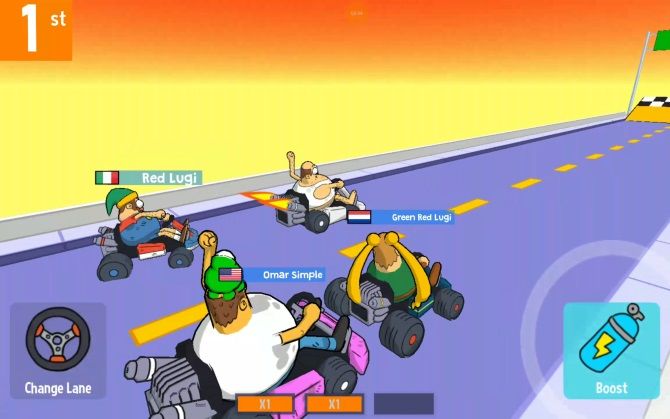 Lol Kart crazy racing game for Android