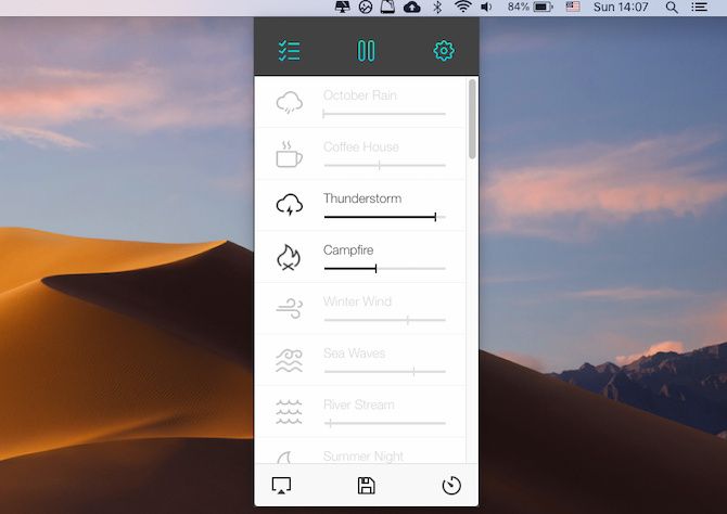 Noizio, a macOS productivity app