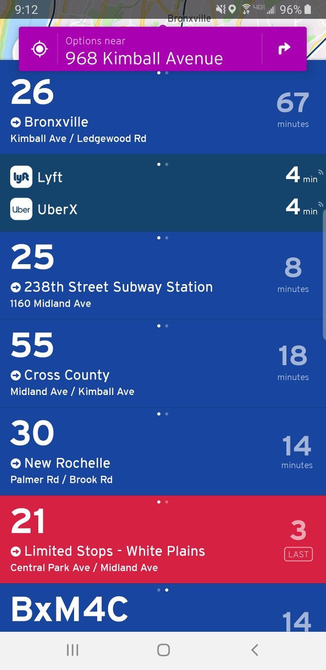Transit Public Transit Tracker App Map Routes