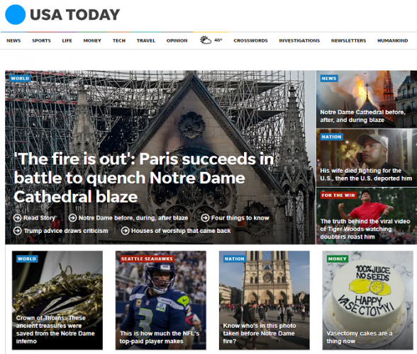usatoday - I 12 migliori siti di notizie di cui ti puoi fidare per storie credibili