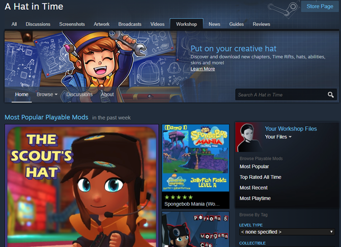 Hat in Time PC Mods
