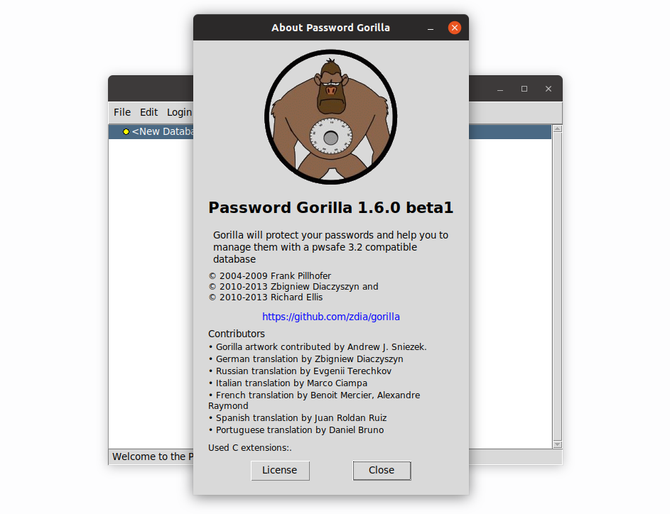 Password Gorilla password manager on Ubuntu Linux