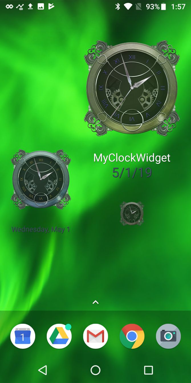 Luxury Analog Clock Widget Clocks